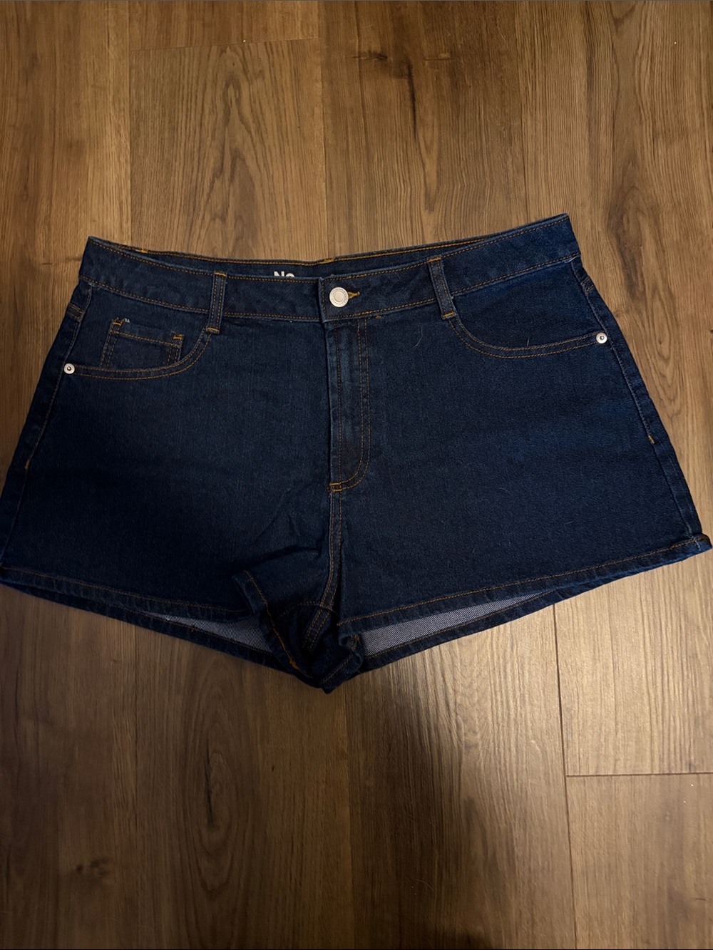 Dark Blue Denim Women's Shorts